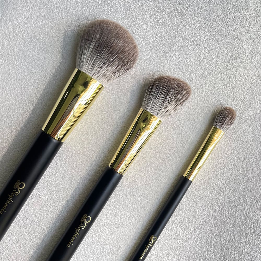 3 Snow Fox hair makeup brushes 2