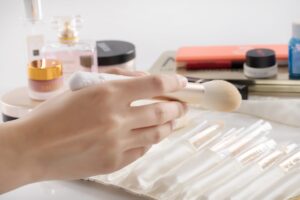 Application scene of makeup brush