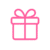 pink gift icon