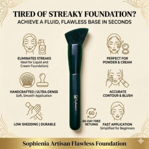 Black foundation brush