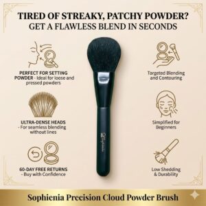 Black powder brush